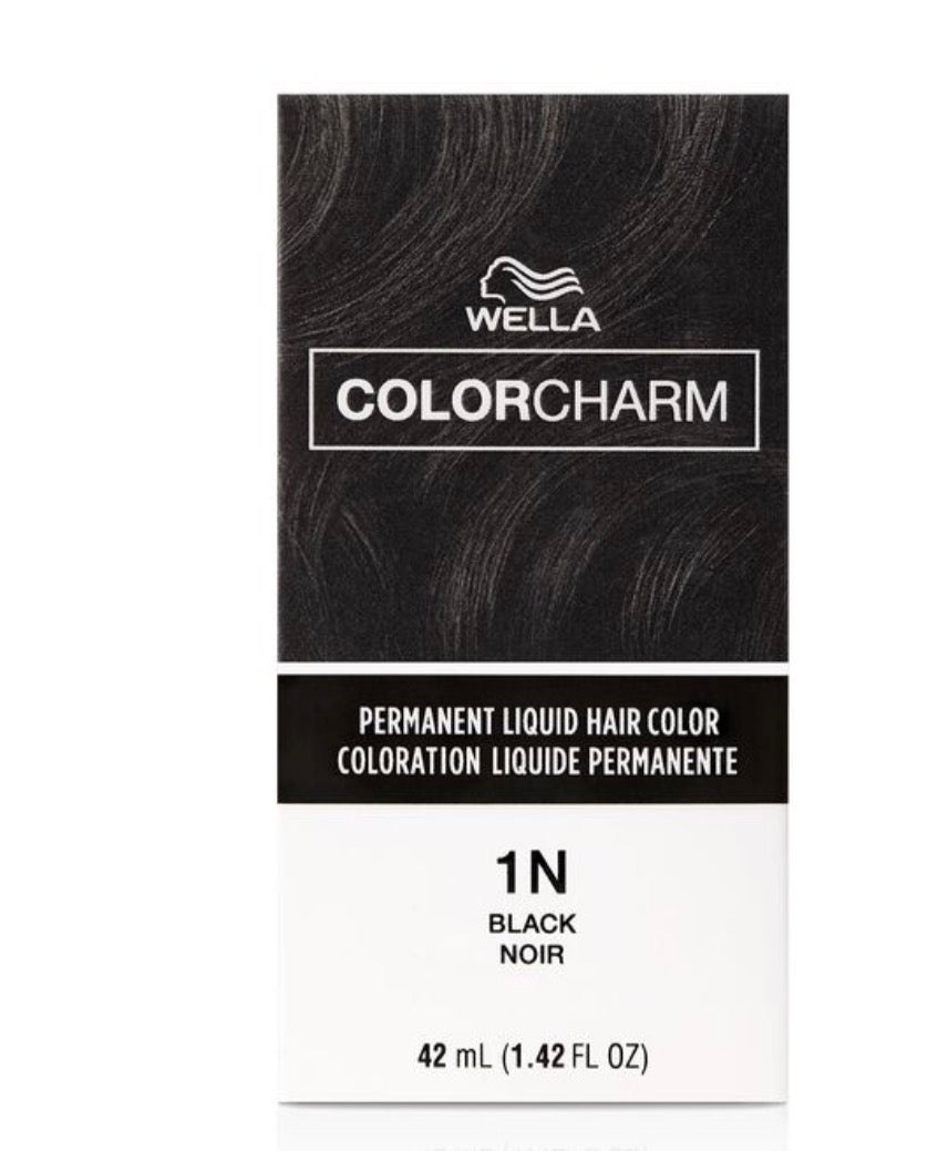 Wella color charm 1N Black Permanent Liquid Hair Color