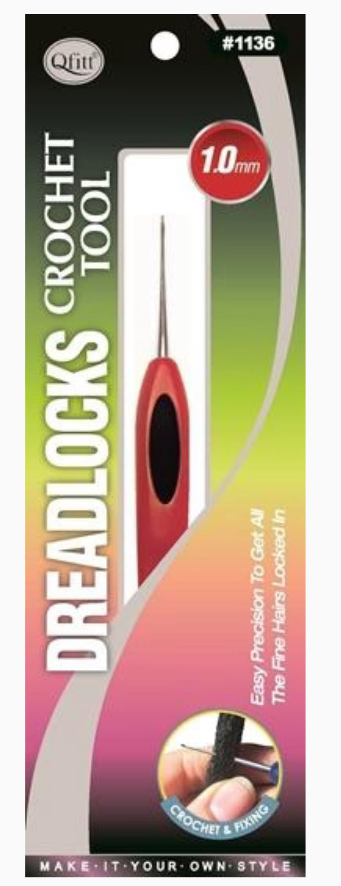 Dreadlocks crochet single tool