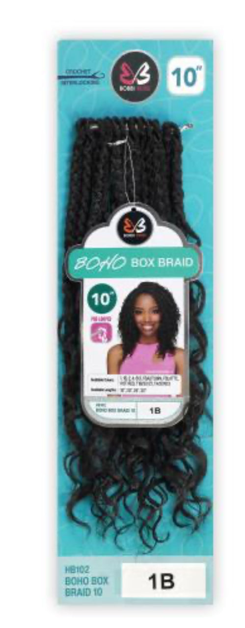 10” boho box braid #4