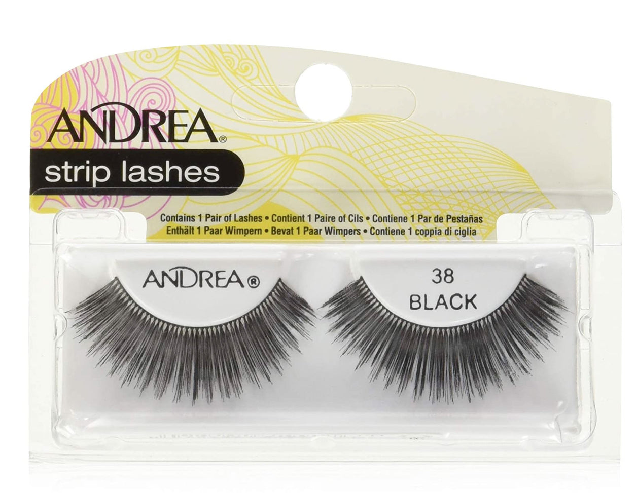 Andrea Strip Lashes, 38 Black
