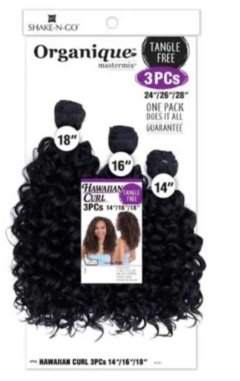 Milky Way Weave Organique Hawaiian Curl 3Pcs (14"16"18")