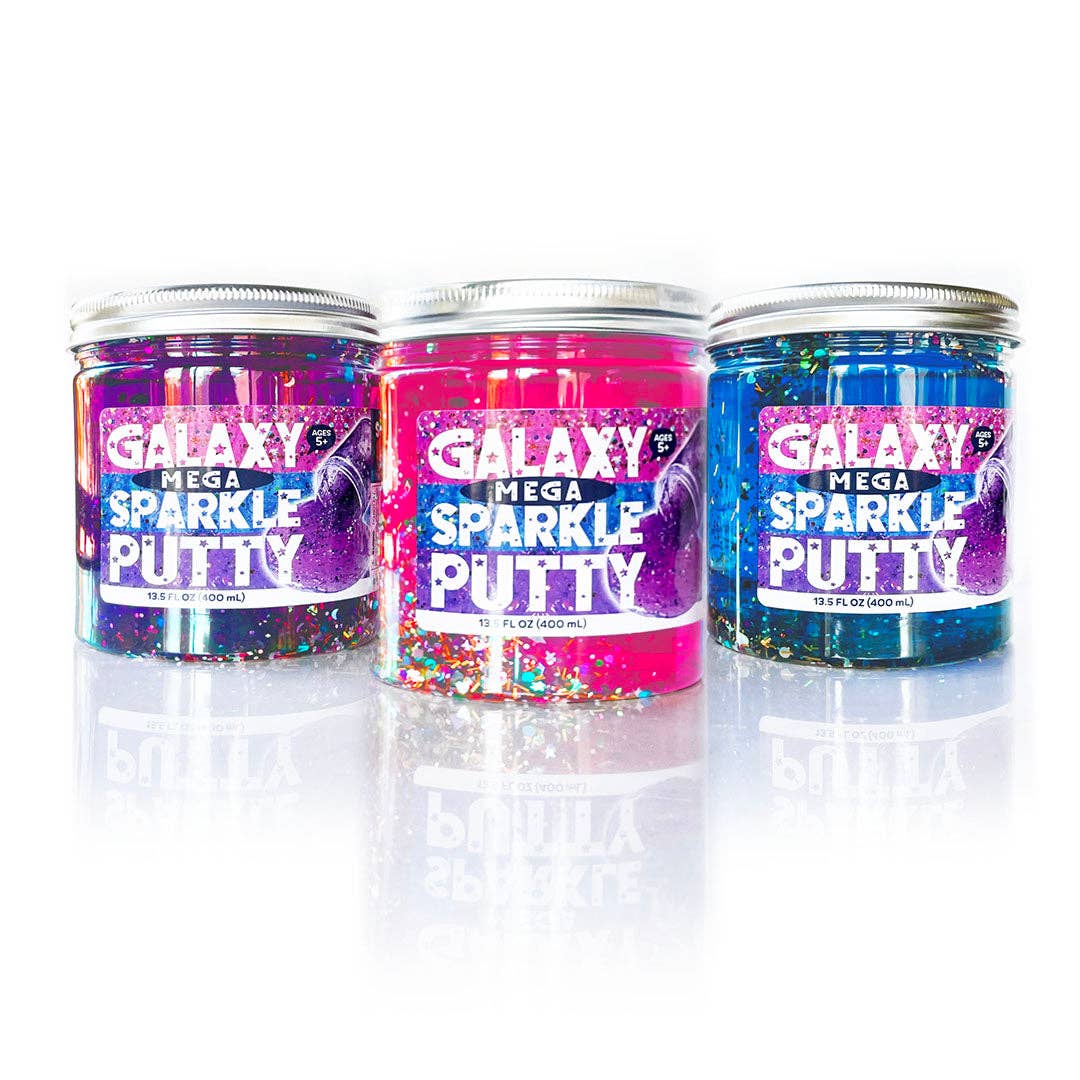 SO MUCH FUN! GALAXY SPARKLE PUTTY 8 PIECES PER PACK