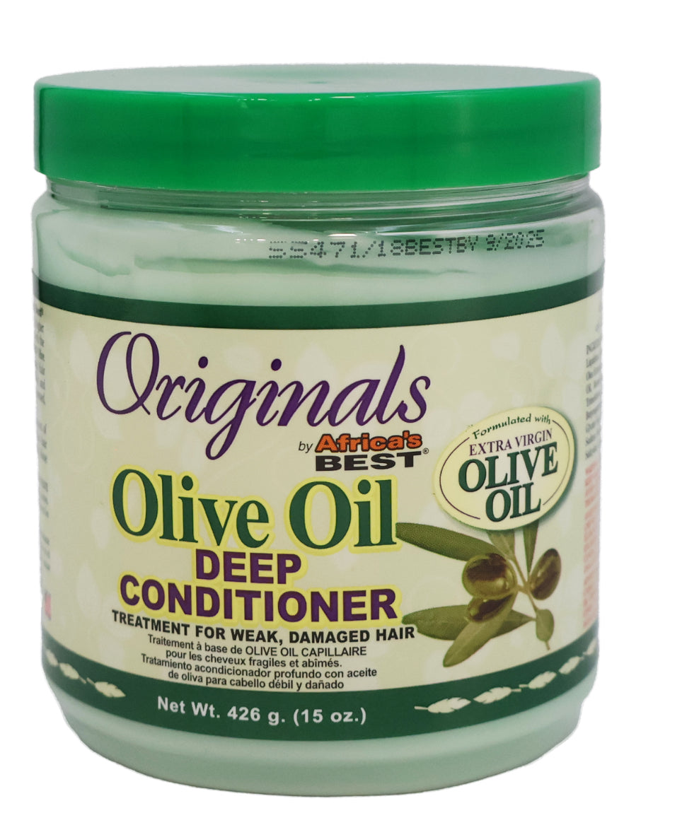 Africa S Best Organic Olive Oil Deep Conditioner, 15 Oz.