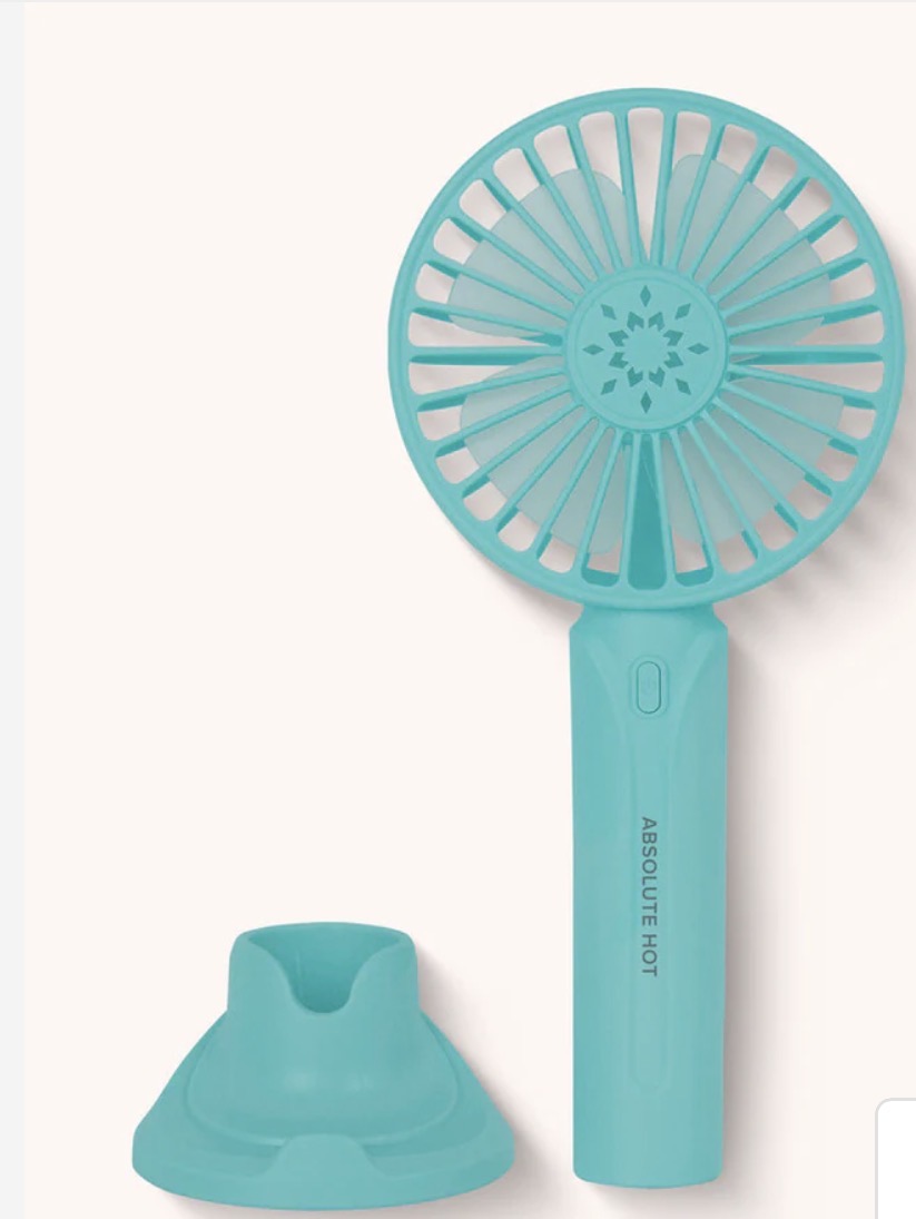 Standing beauty fan