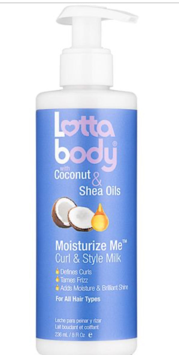 Lottabody Coconut & Shea Oils Moisturize Me Curl & Style Milk 8 oz