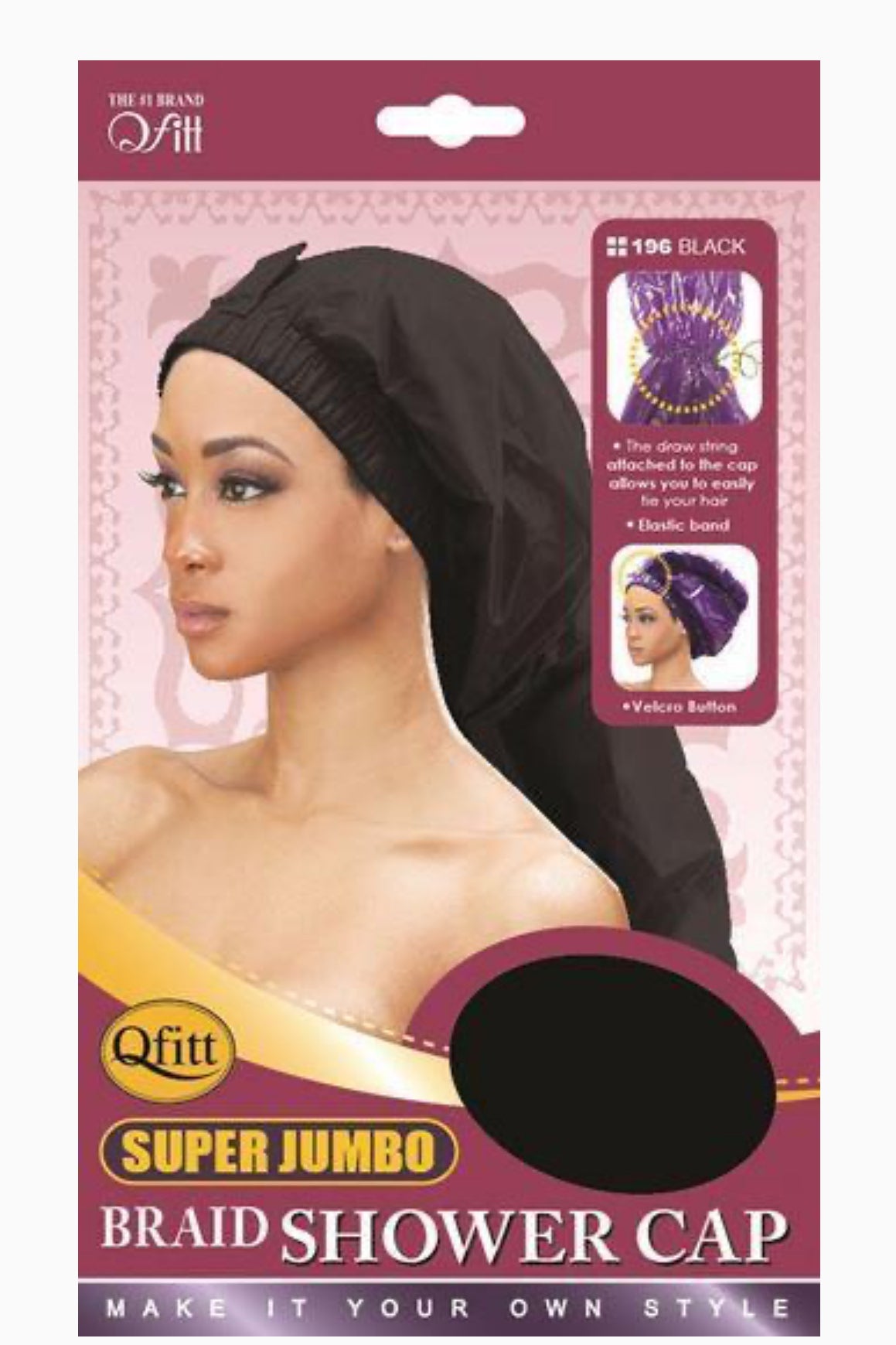 SUPER JUMBO BRAID SHOWER CAP