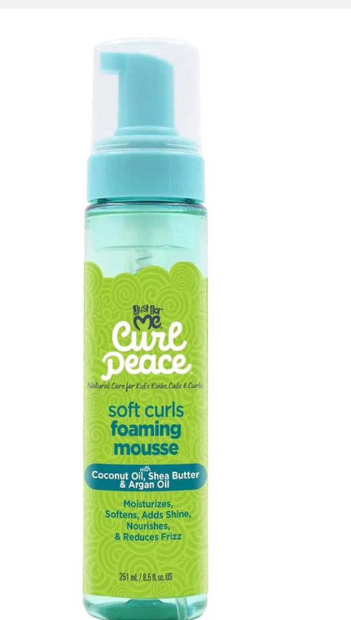 JUST FOR ME CURL PEACE SOFT CURLS FOAMING MOUSSE
