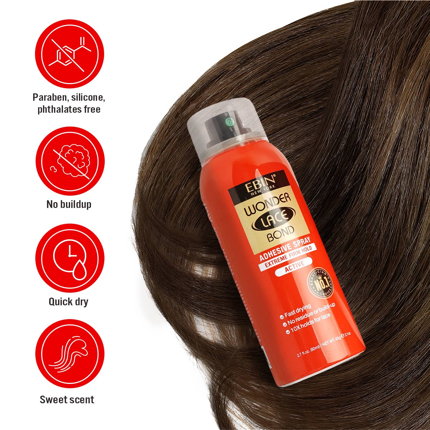 Wonder Lace Bond Wig Adhesive Spray - Extreme Firm Hold