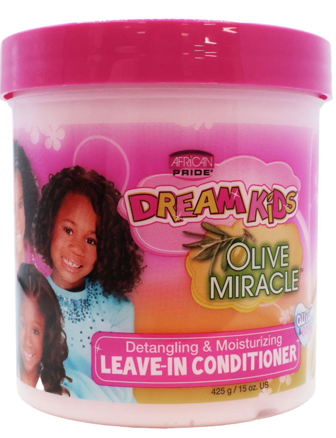 African Pride Dream Kids Olive Miracle Hair Leave In Conditioner 15 Oz.
