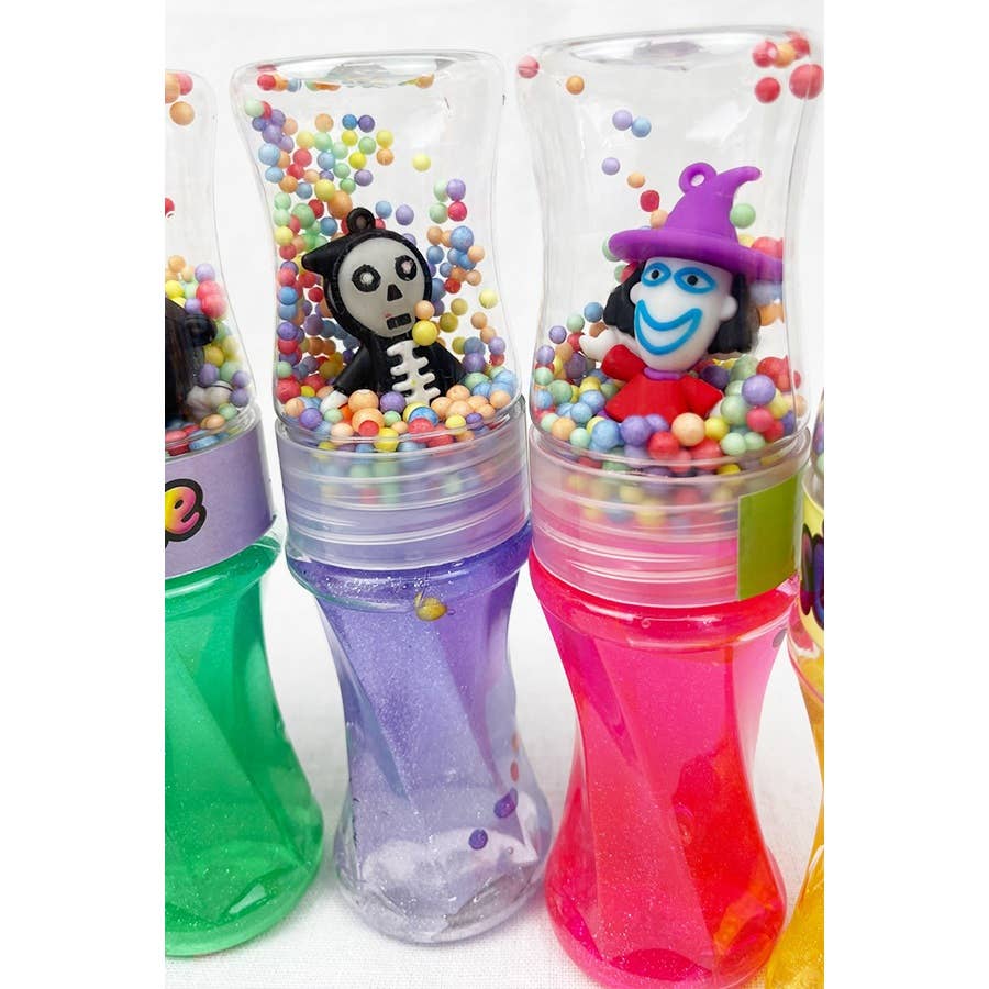 6-Pc Halloween Theme Squishes with Glitter Slime Toy