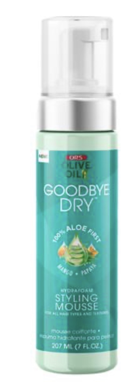 Organic Root Stimulator Olive Oil Goodbye Dry Hydrofoam Styling Mousse 7oz/ 207ml