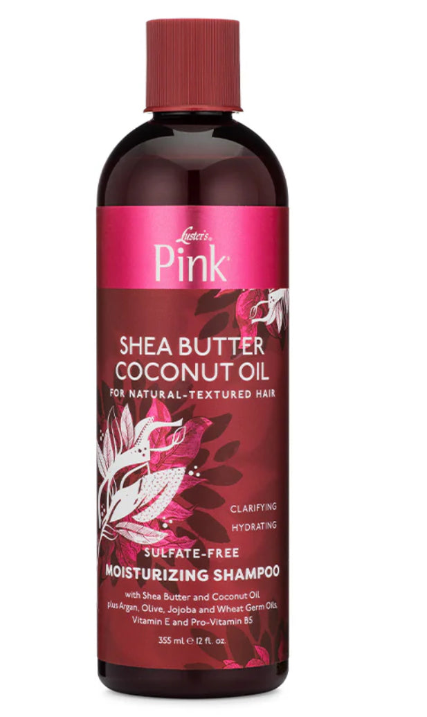 PINK SHEA BUTTER COCONUT OIL SULFATE-FREE MOISTURIZING SHAMPOO