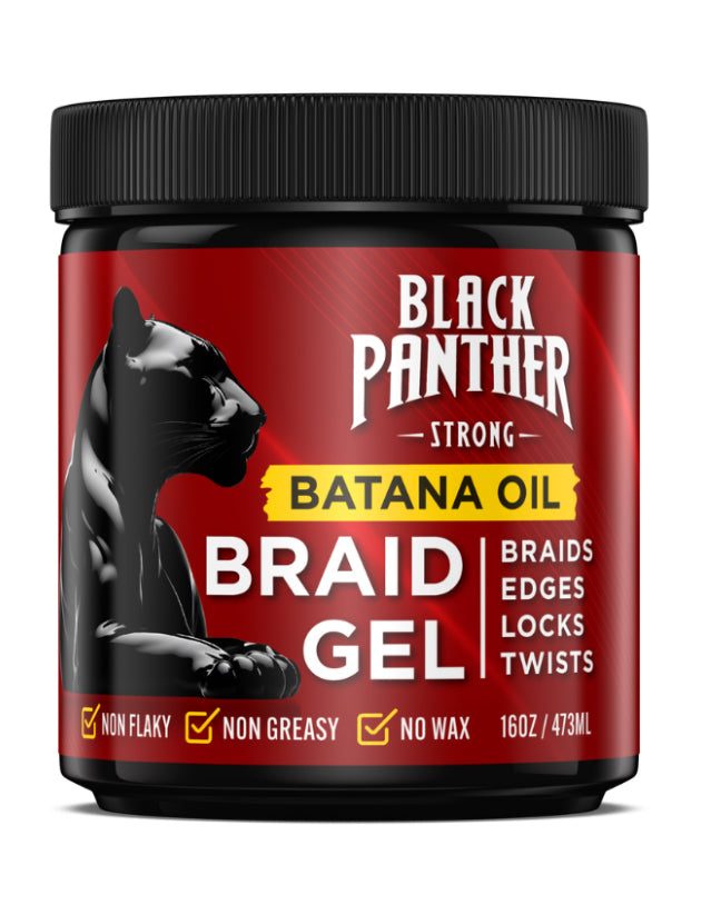 Black Panther Strong Batana Oil Braid Gel