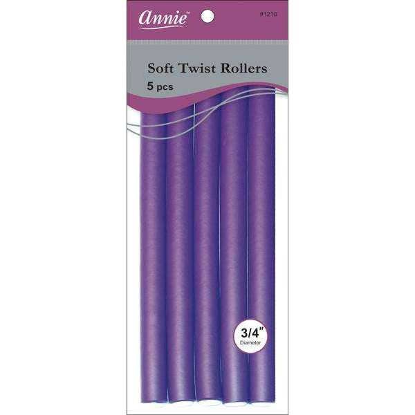 Soft Twist Rollers 10” XL Purple (5pcs)