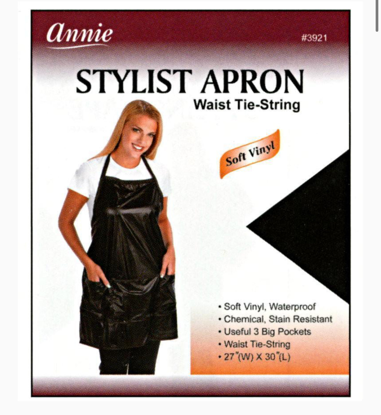 ANNIE STYLIST APRON BLACK