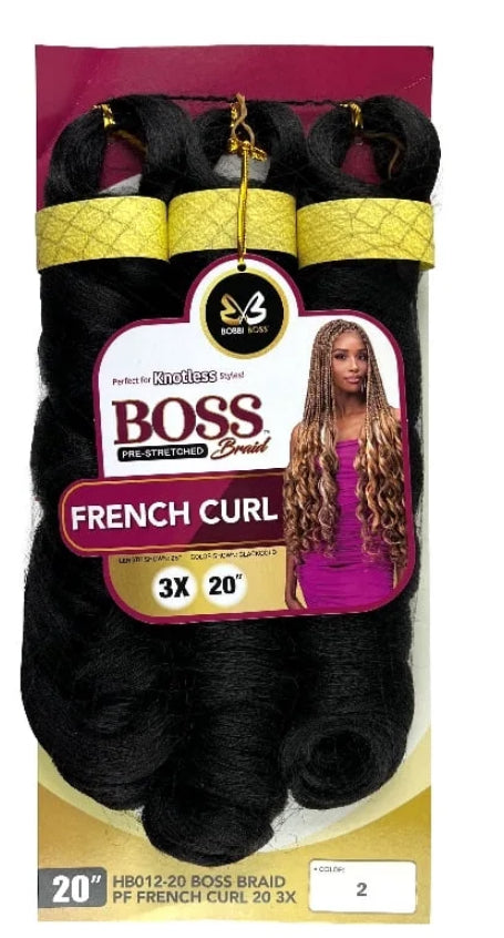 Boss Braid 3x French Curl 28 - 1B