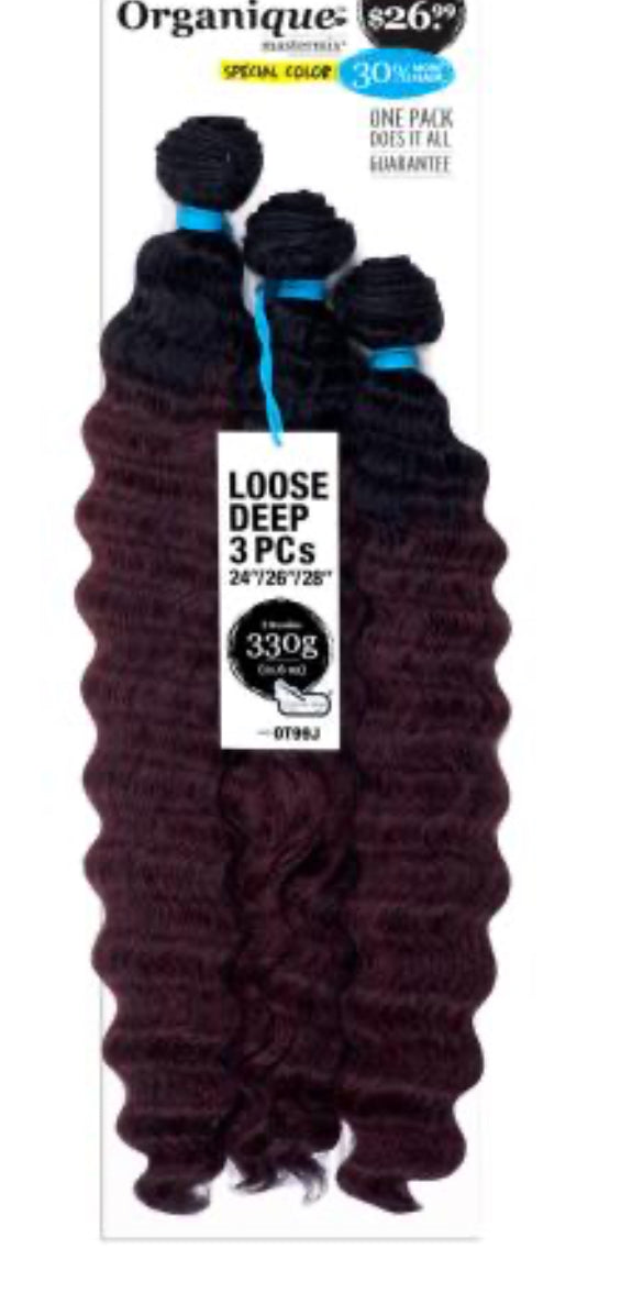 Milky Way Weave Organique Loose Deep 3Pcs 1b
