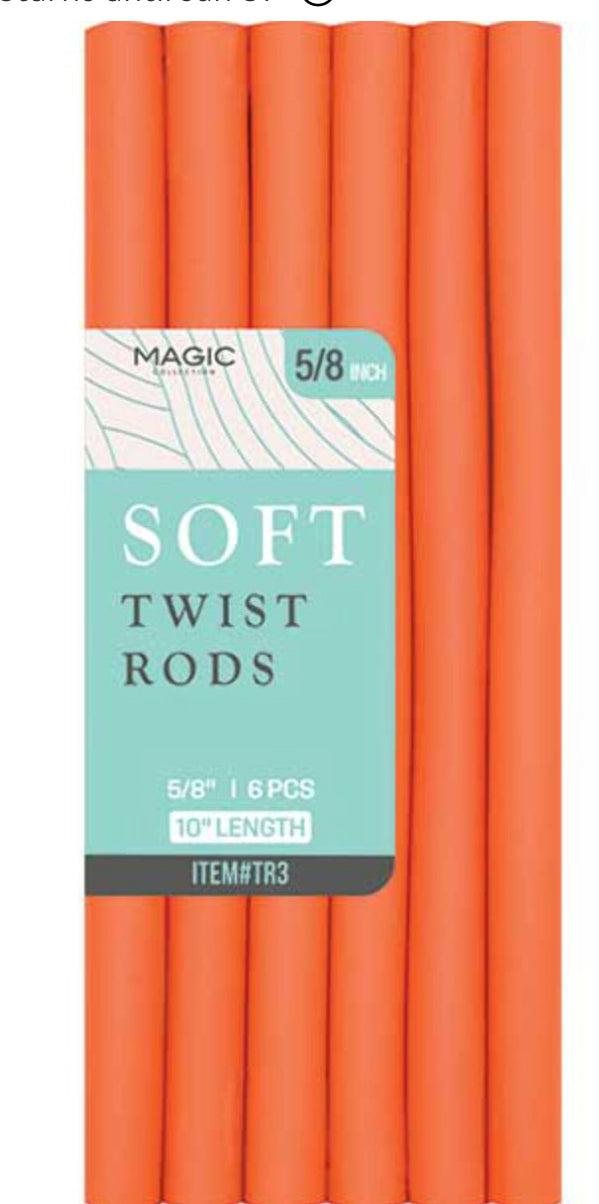 Soft twist rods -orange