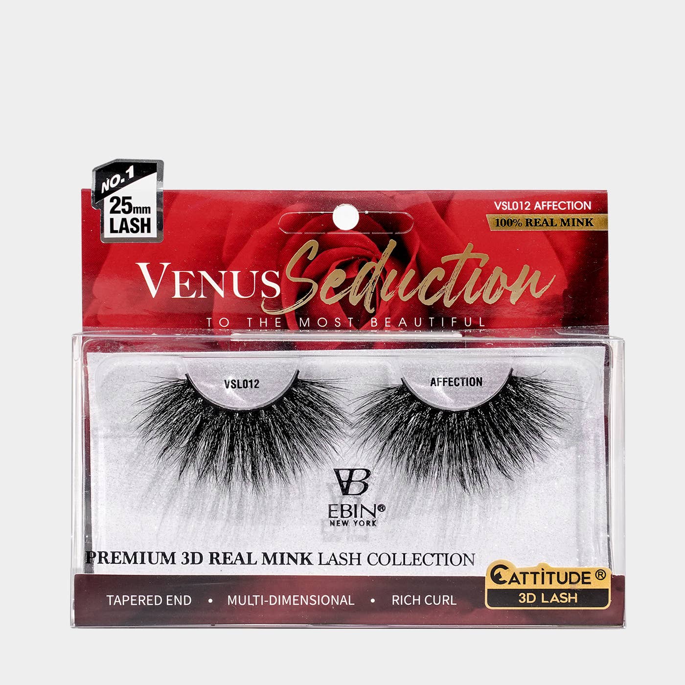 Venus Seduction 25mm Real Mink 3D Lashes
