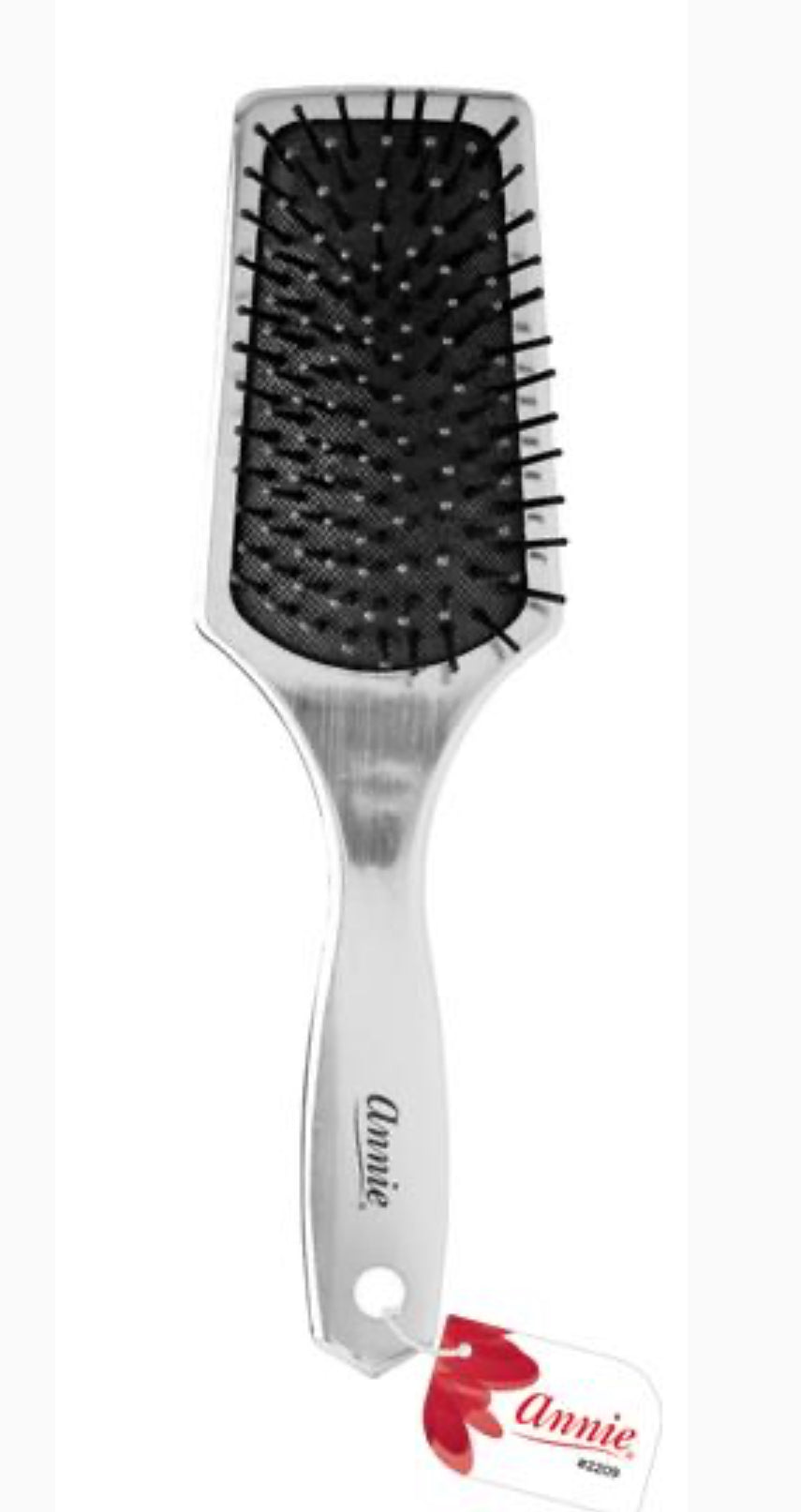 ANNIE PADDLE BRUSH SMALL SILVER