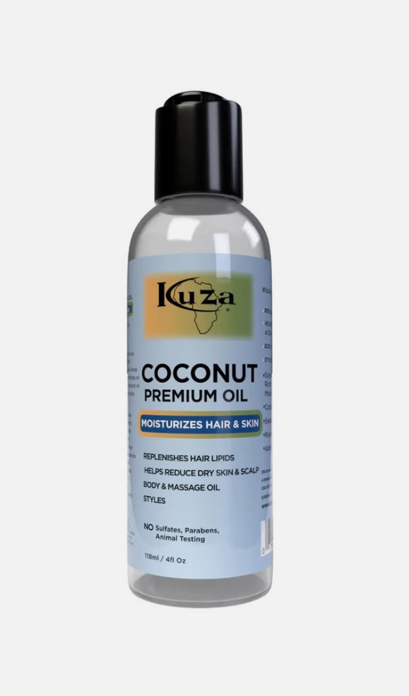 Kuza Coconut Premium Oil - 4 fl oz