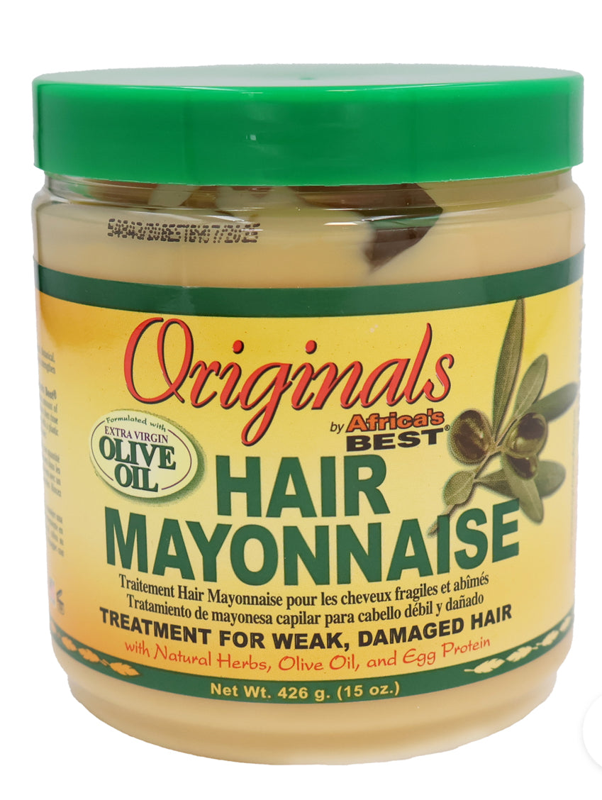 Africa's Best Organic Olive Oil Hair Mayonnaise, 15 Oz.