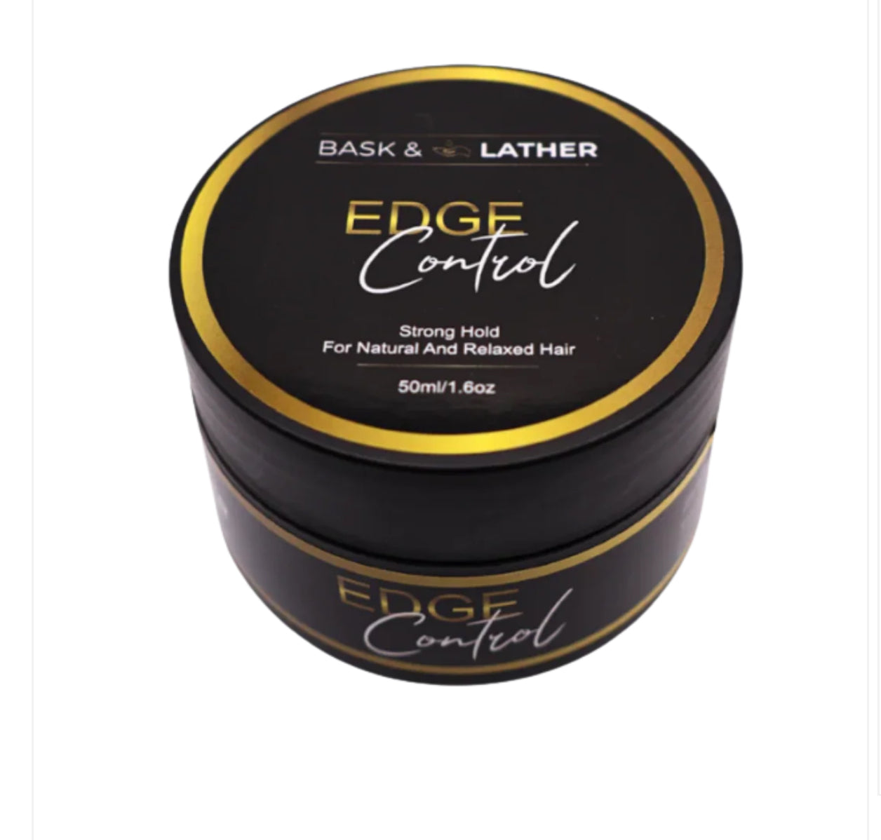 Bask and Lather STRONG HOLD- THICK EDGES- EDGE CONTROL - Travel Size