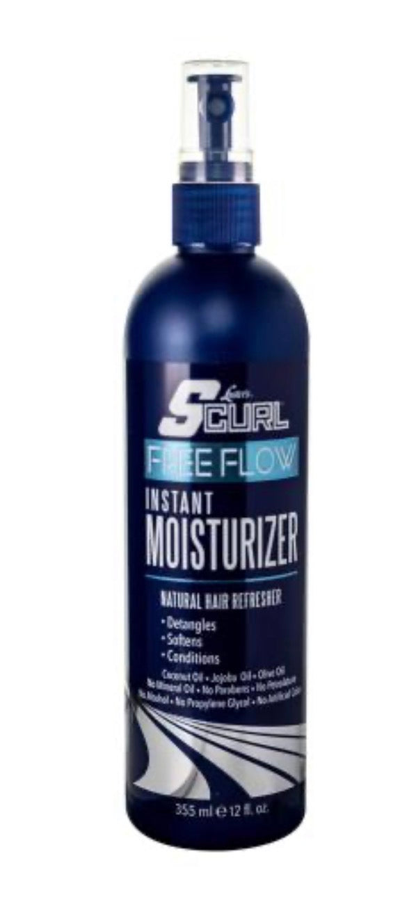 S-Curl Free Flow Instant Moisturizer Natural Hair Refresher 12oz/ 355ml