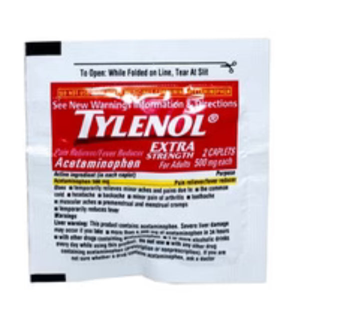 Tylenol packet