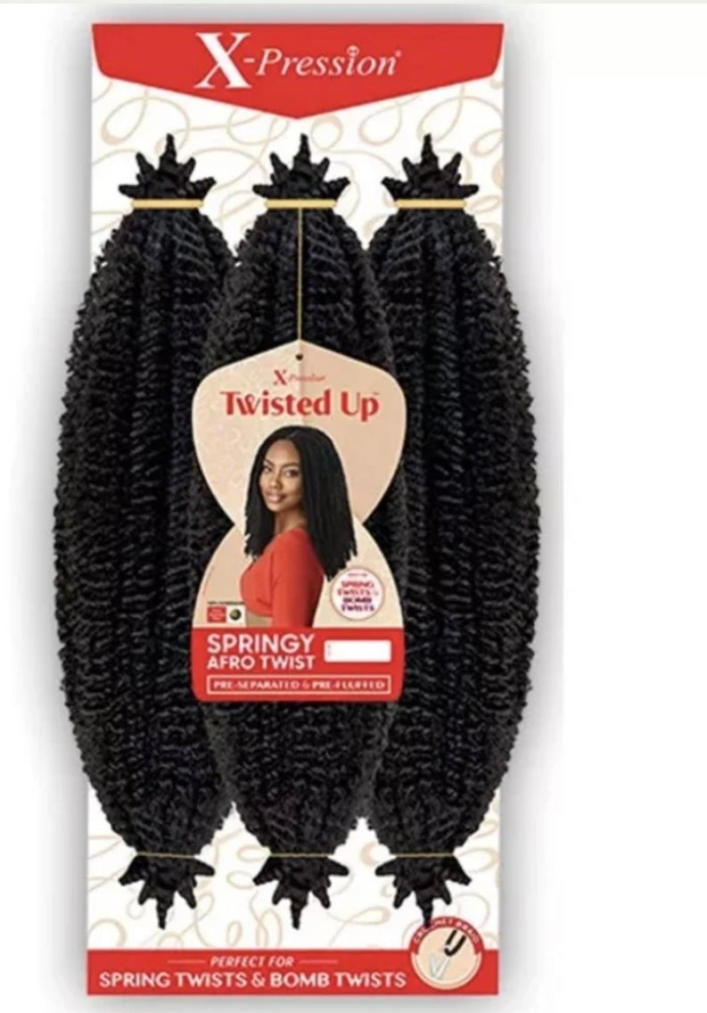 Xpression twisted up springy twist 16in 1b