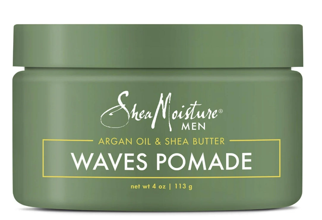SheaMoisture Men Waves Pomade - Argan Oil & Shea Butter - 4oz