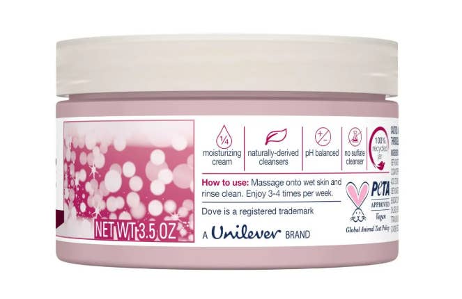 Dove Limited Edition Body Scrub, Frosted Cranberry, 3.5 oz