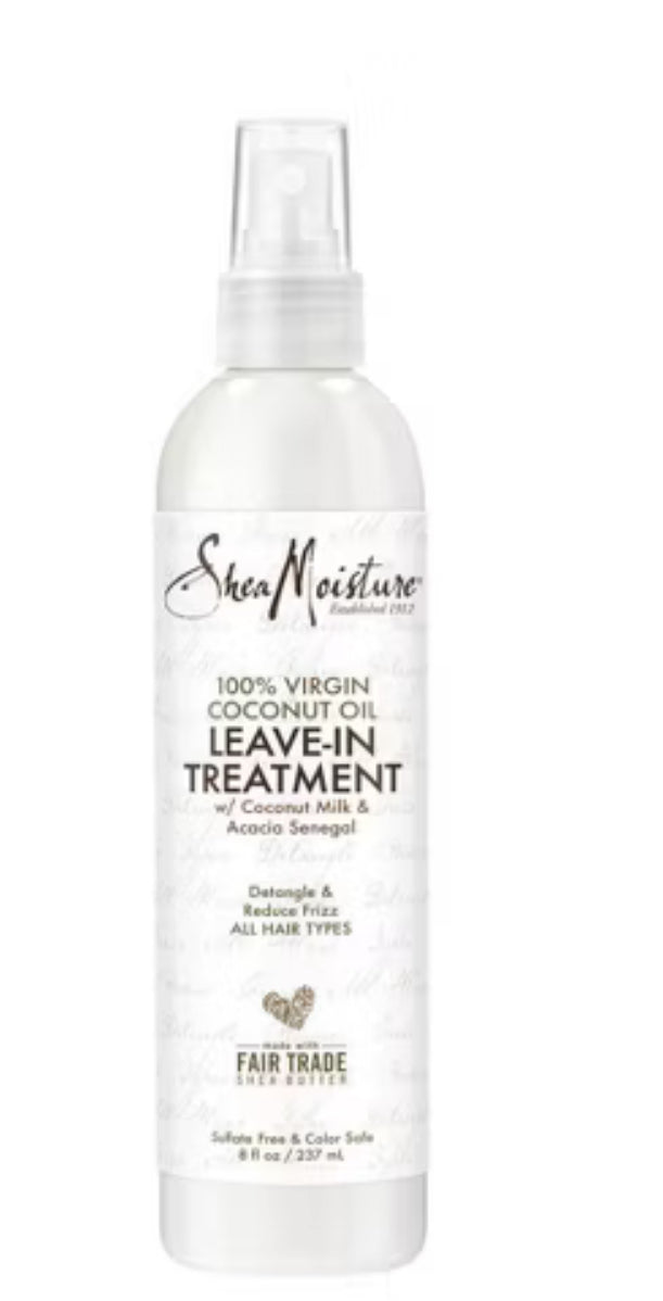 SheaMoisture 100% Virgin Coconut Oil Leave In Conditioner - 8 fl oz