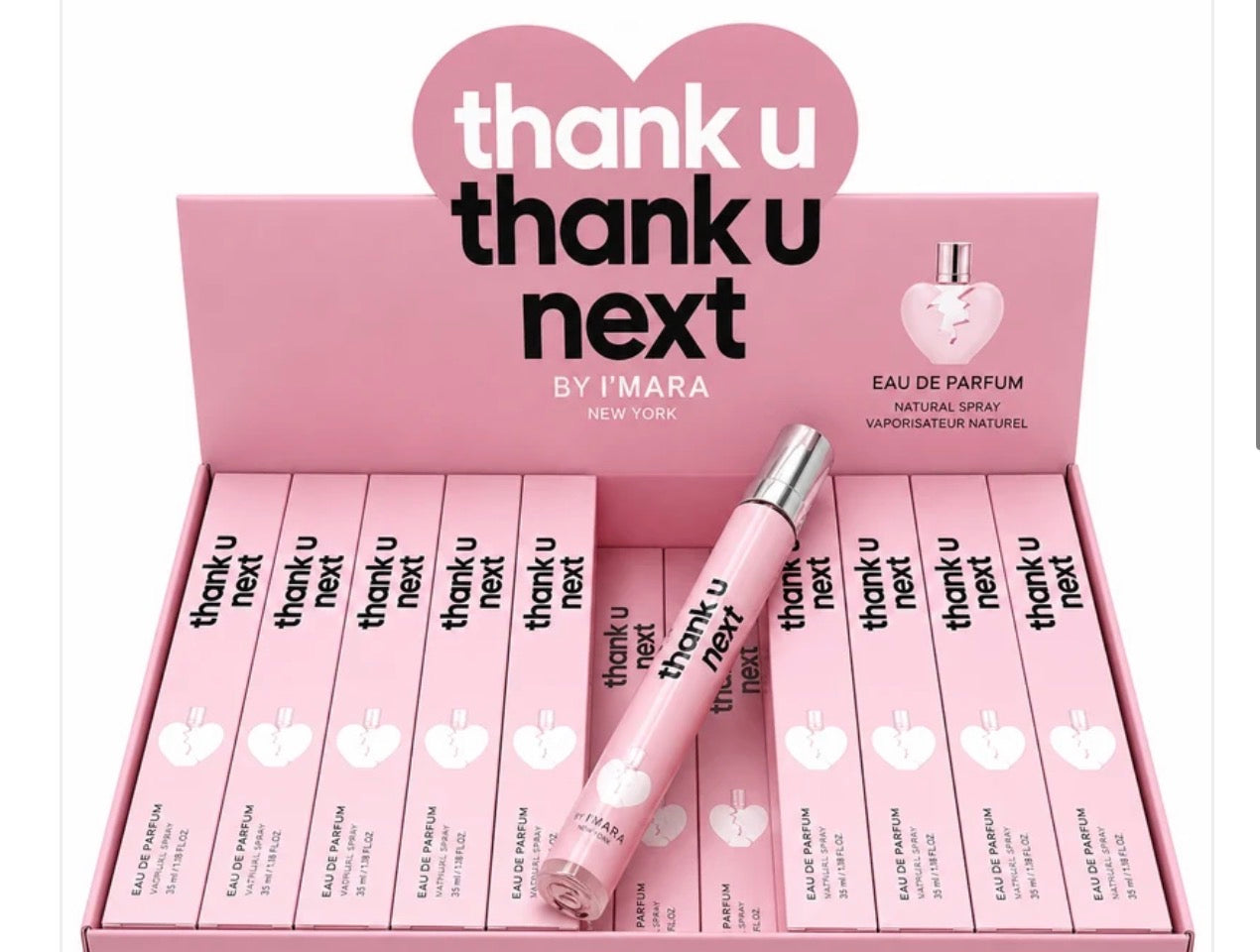 LUXURY TRAVEL SIZE EAU DE PARFUM SPRAY 1.18OZ #THANK U NEXT
