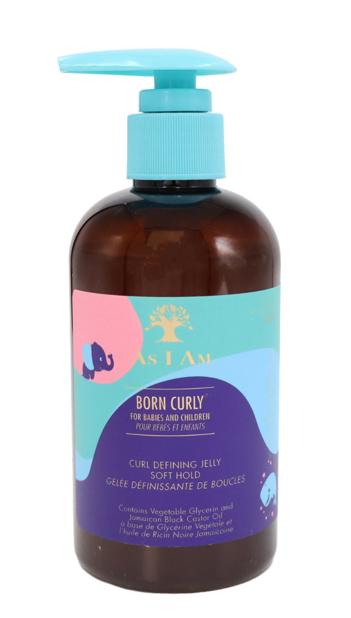 As I Am Born Curly Argan Curl Defining Jelly, 8 Oz