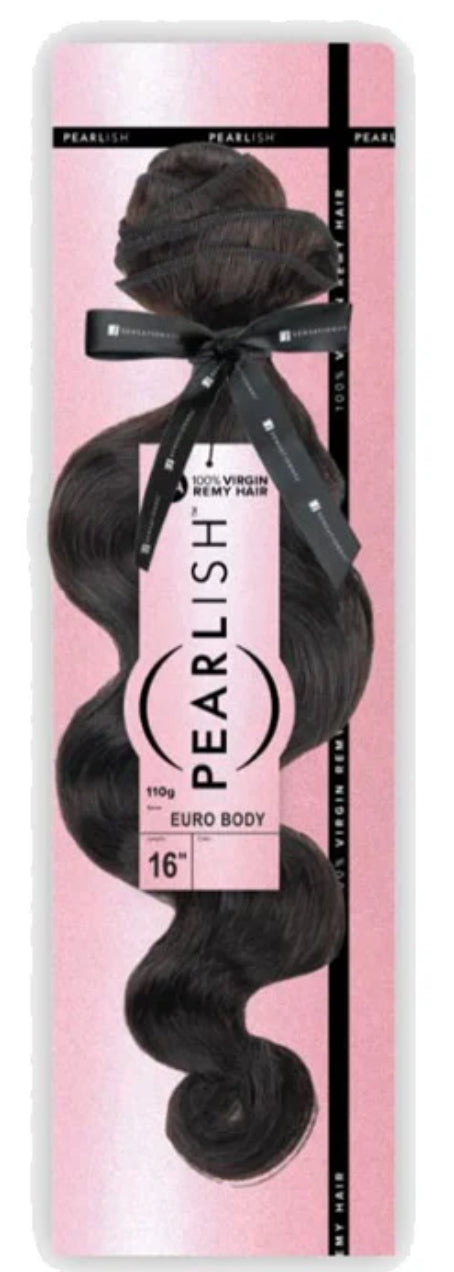Sensationnel Virgin Remy Human Hair Weave Pearlish Euro body-22”