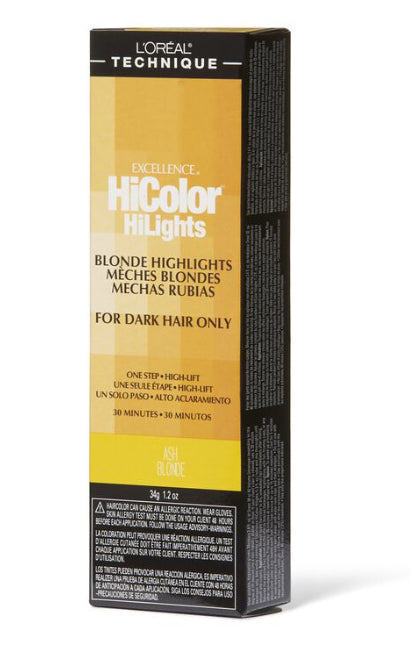 HiColor Blonde HiLights Ash Blonde Permanent Creme Hair Color