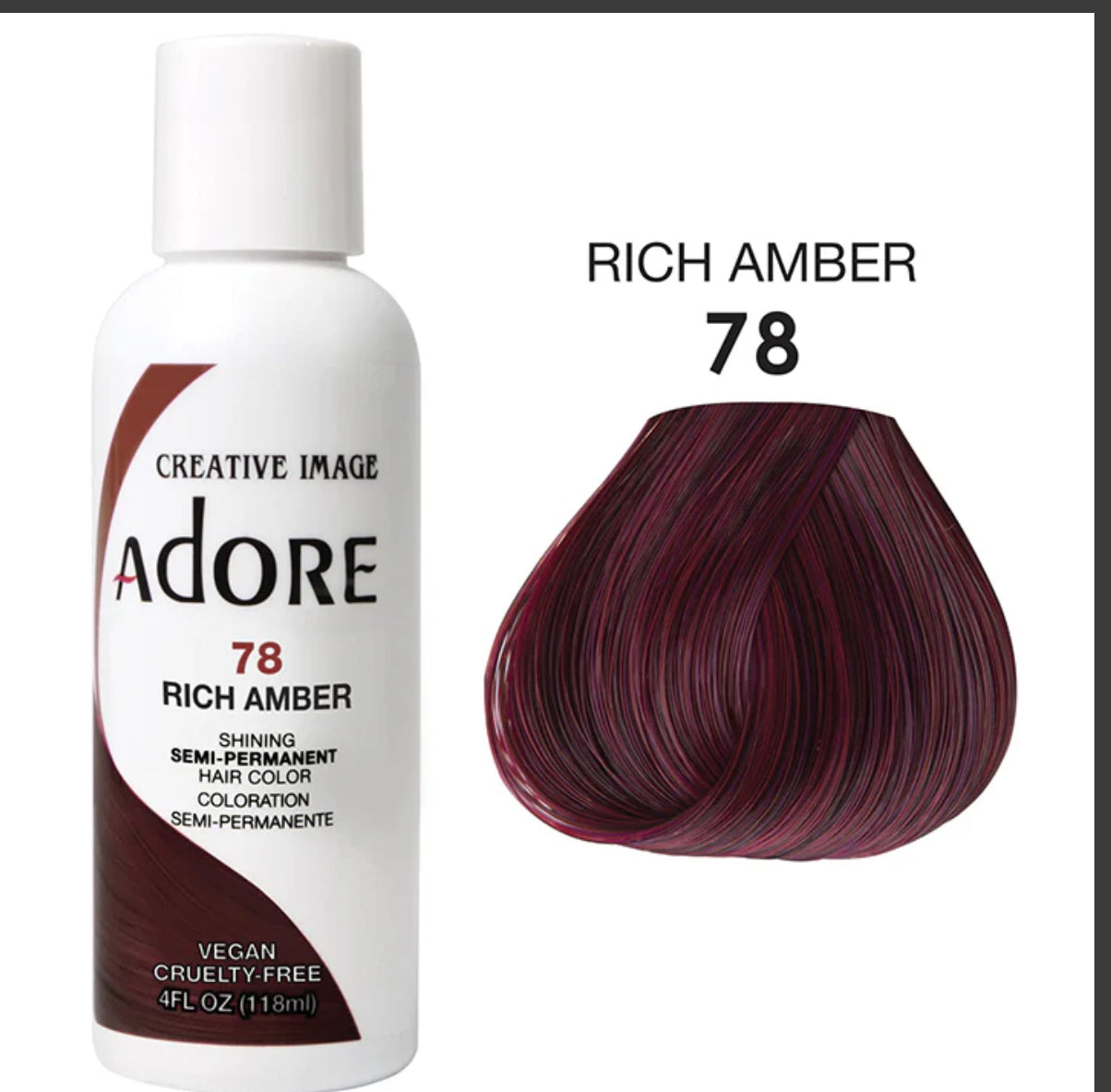 ADORE COLOR # 78 - RICH AMBER