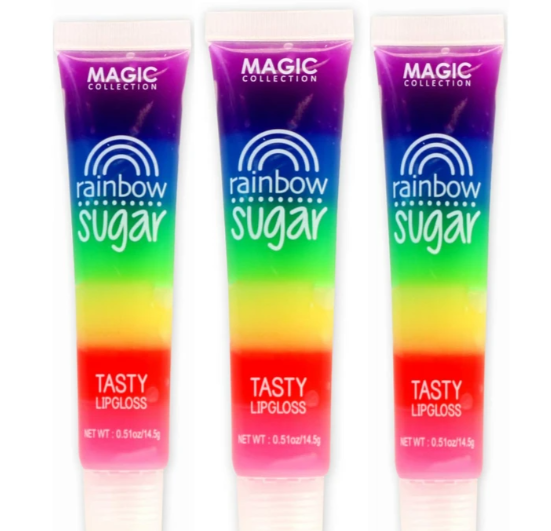 MAGIC COLLECTION RAINBOW SUGAR TASTY LIP GLOSS