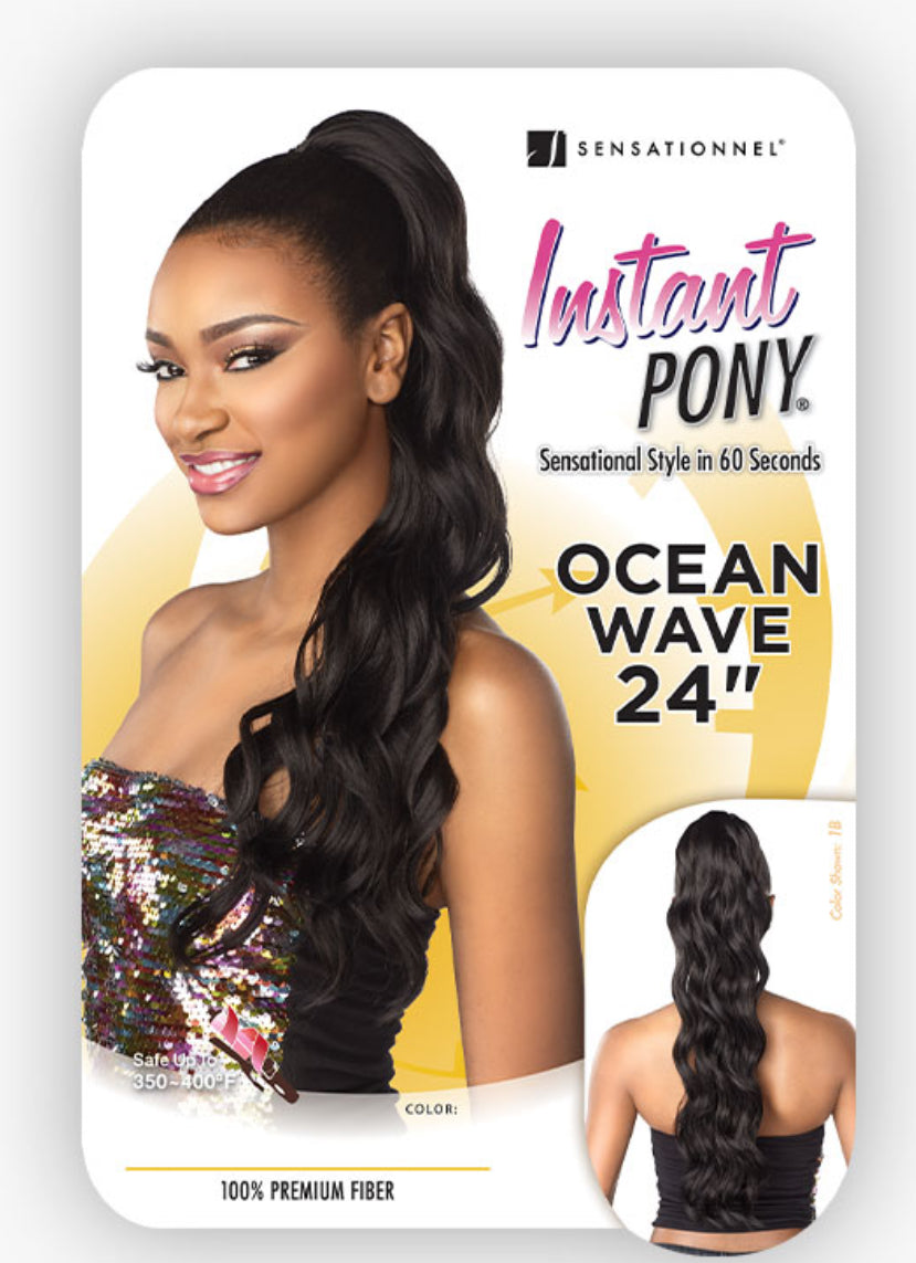 Sensationnel Instant Pony Ocean Wave 24″