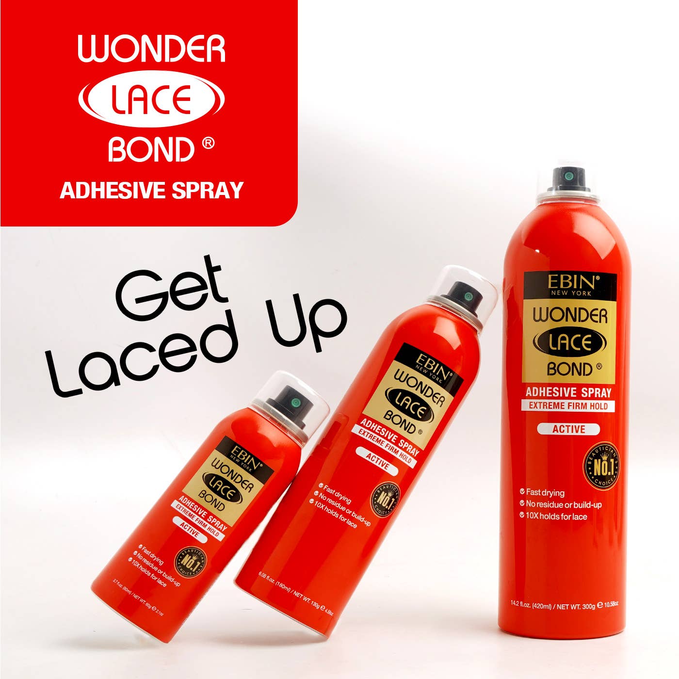 Wonder Lace Bond Wig Adhesive Spray - Extreme Firm Hold