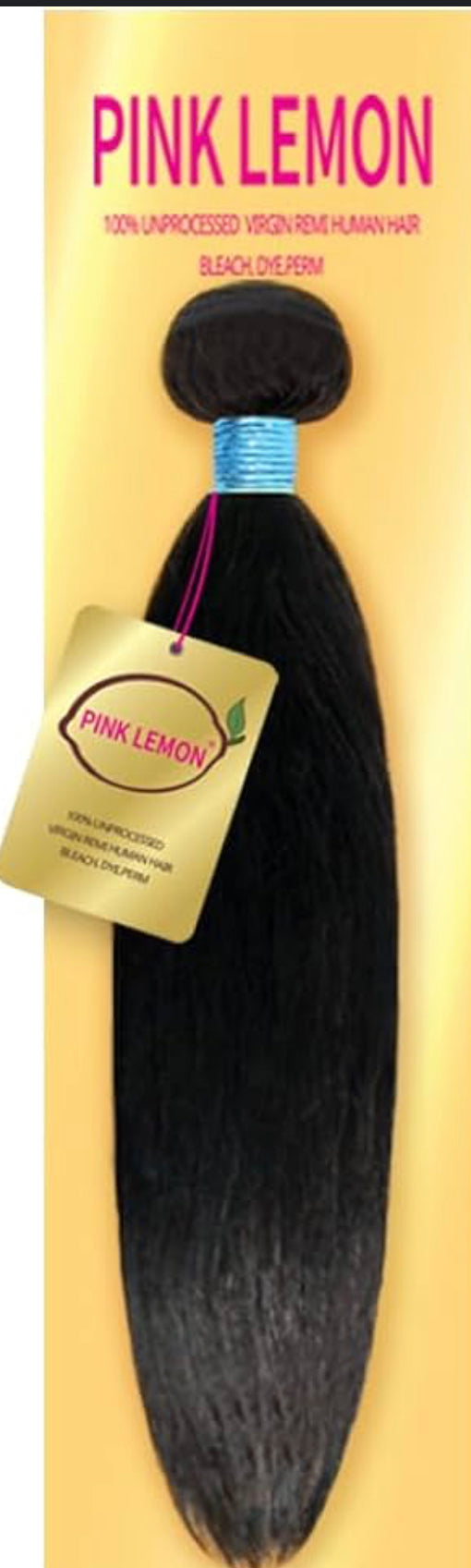 Pink lemon single bundle 18”