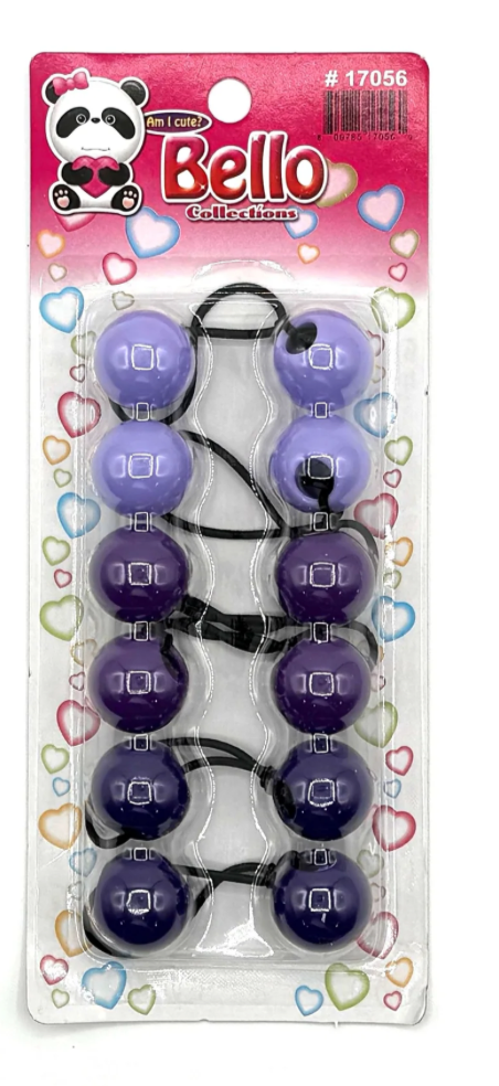 6 ball ponytail holder