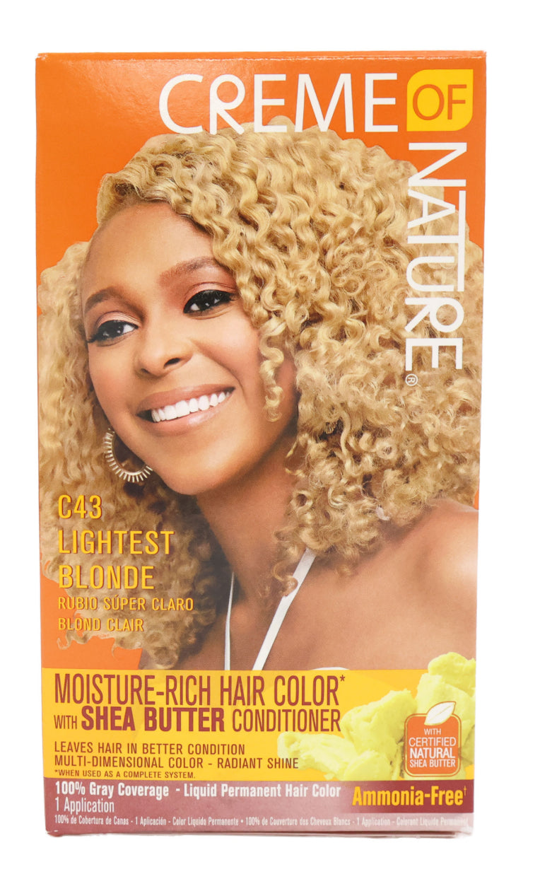 Creme Of Nature Liquid Hair Color Kit, C43 Lightest Blonde