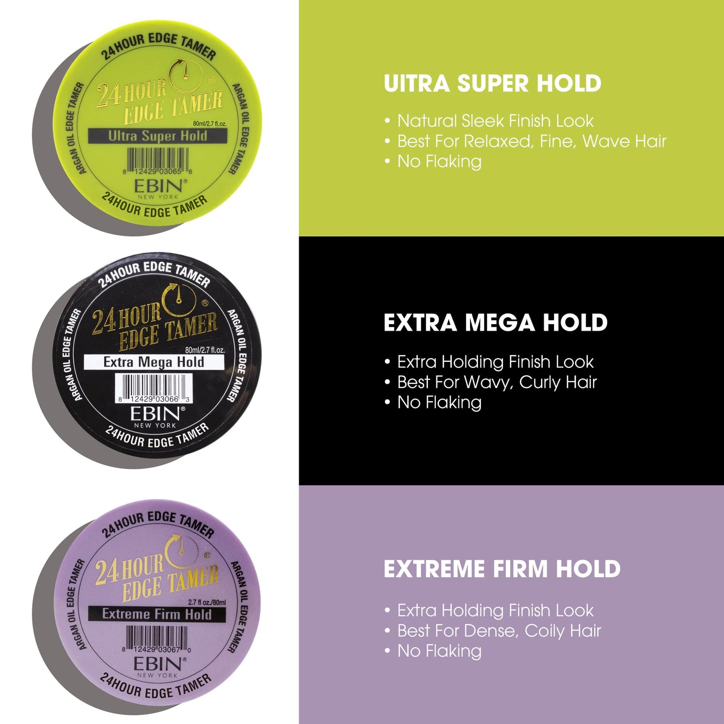 24 Hour Edge Tamer - Ultra Super Hold 6.09oz/ 180ml