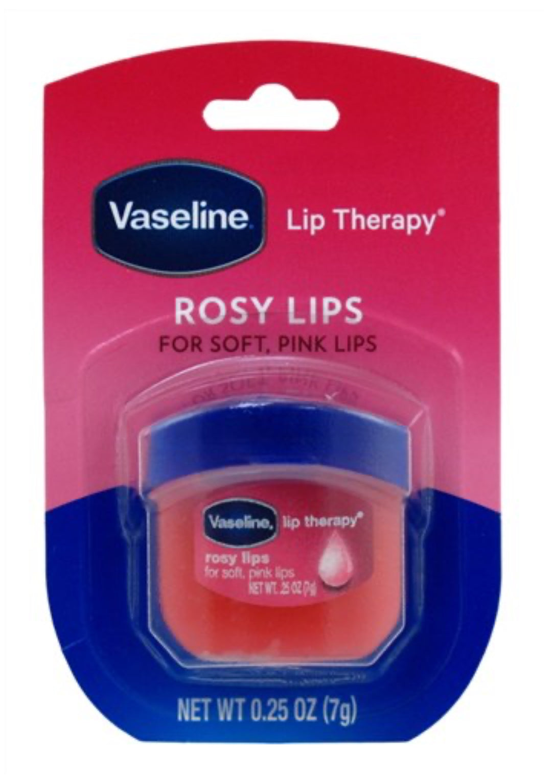 Vaseline Lip Therapy Rosy Lips 0.25oz Jar
