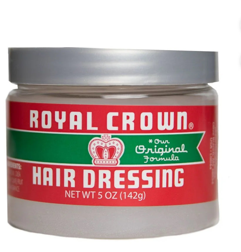 Royal Crown Hair Dressing – 5 oz The Original Formula. Effectively conditions and controls hair in all kinds of weather.