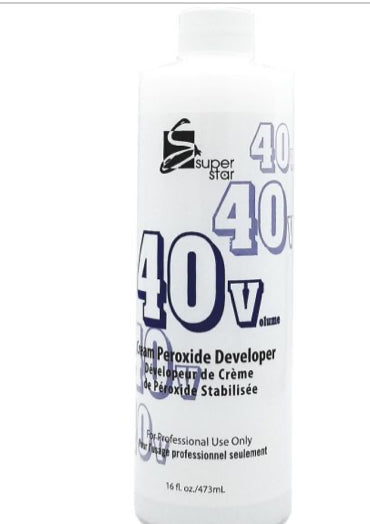 Super Star Cream Peroxide Developer 40 Volume - 16 oz