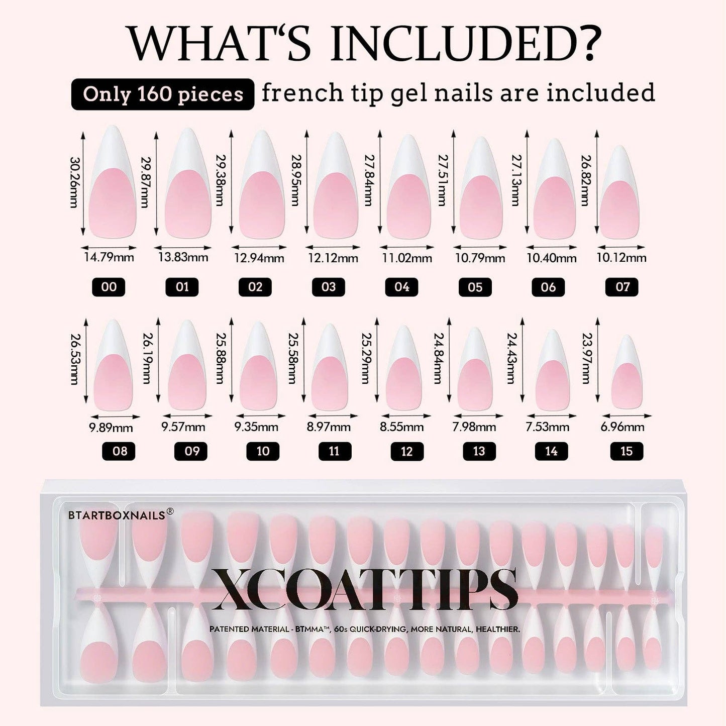 XCOATTIPS® French - Long Stiletto