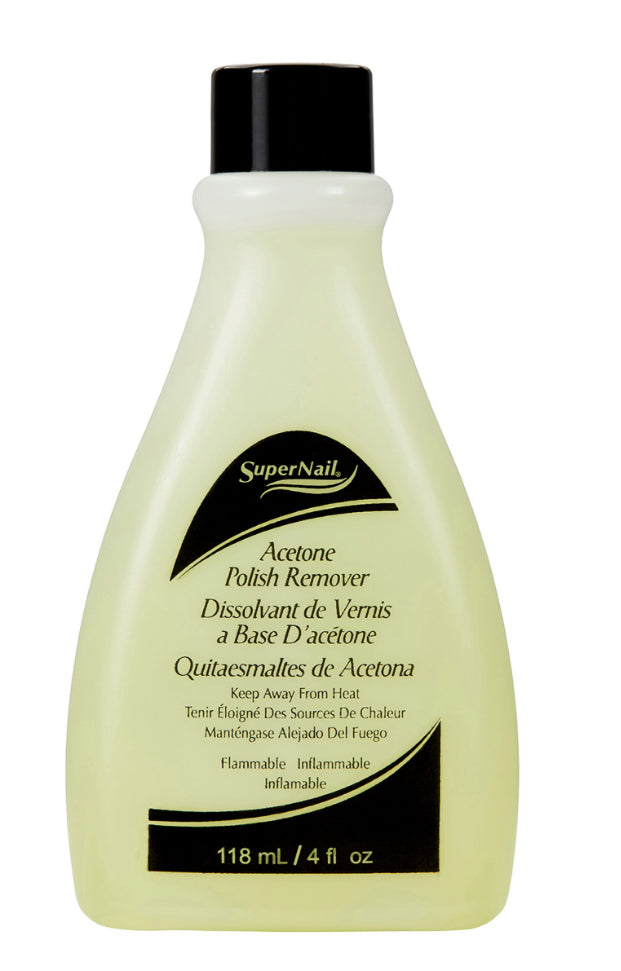 SuperNail Acetone Polish Remover - 4 fl oz